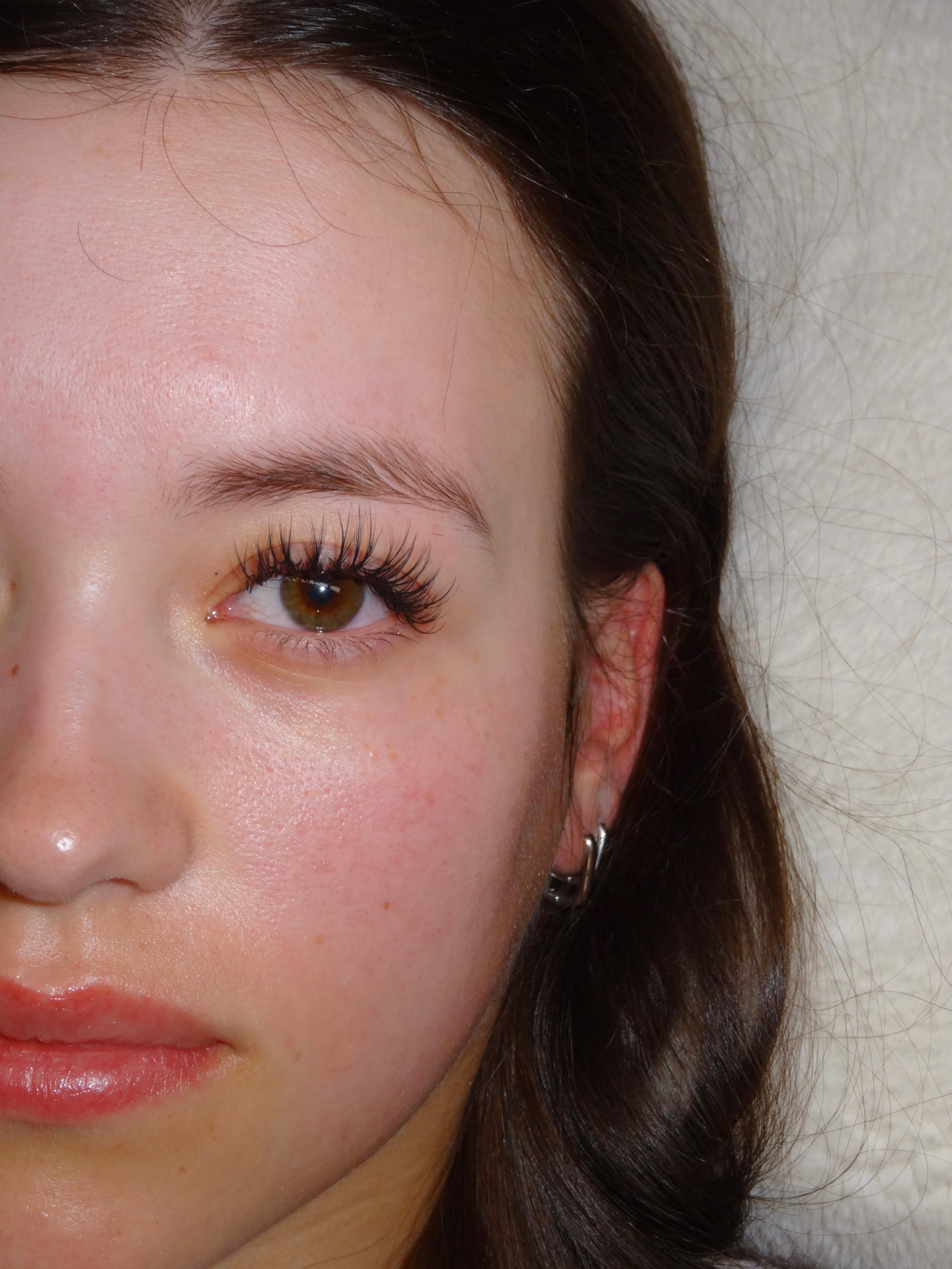 Wispy wet set lash extensions by Extended By Mayah, Calgary SW